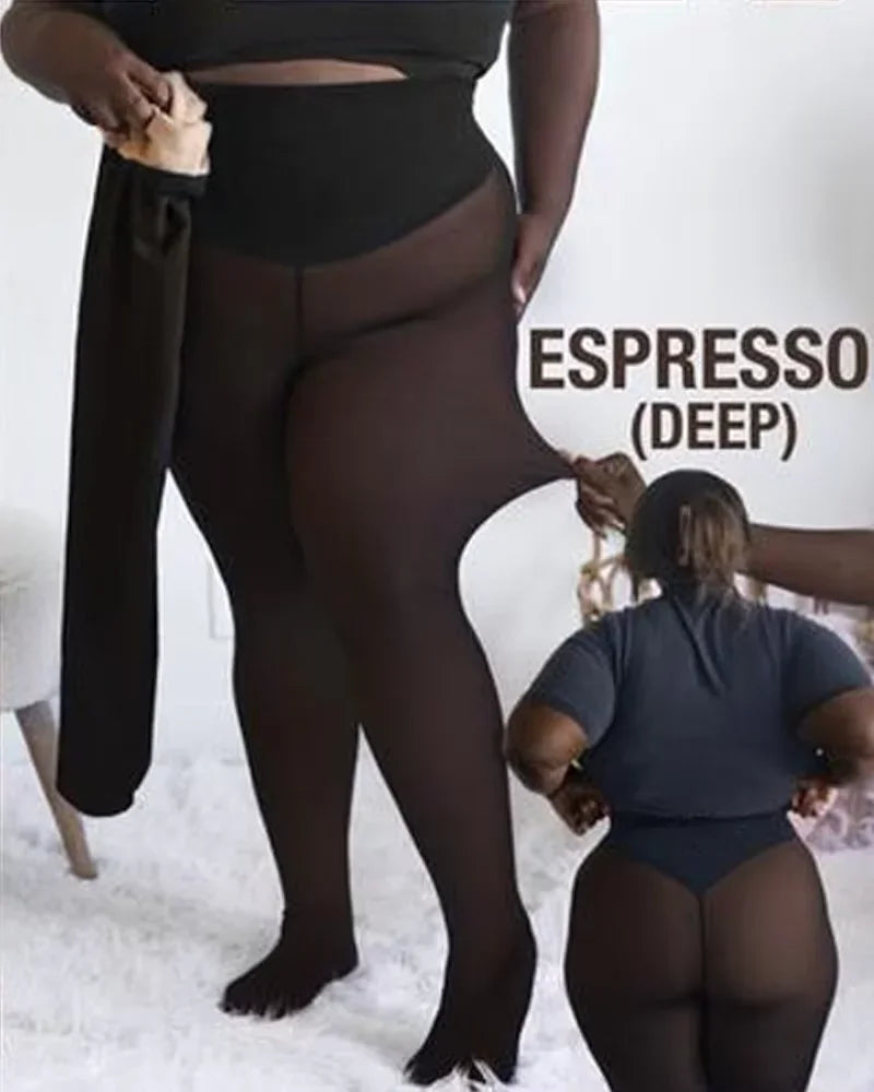 Fleece Lined Sheer Leggings