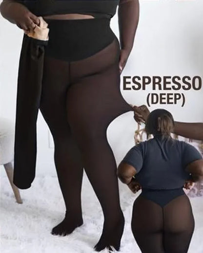 Fleece Lined Sheer Leggings