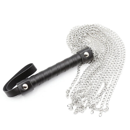 Bdsm Metal Chains Whip Flogger Ass Spanking Bondage Sex Toys For Couples Fetish Women And Men 2 Type Heavy Whip Adult Games