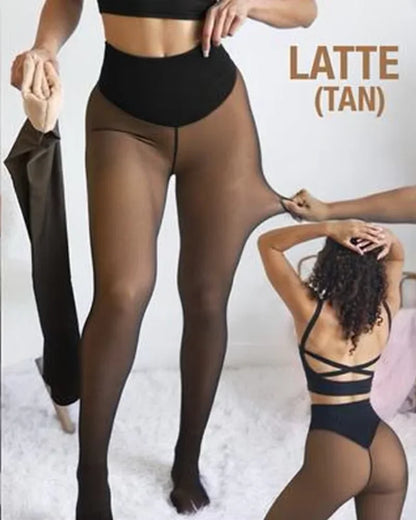 Fleece Lined Sheer Leggings