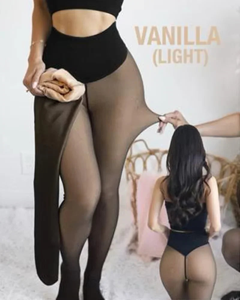 Fleece Lined Sheer Leggings