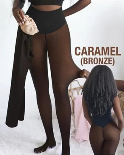 Fleece Lined Sheer Leggings